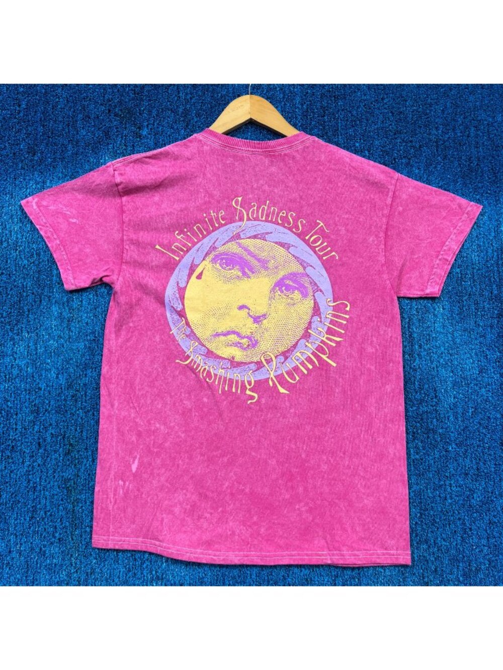 The Smashing Pumpkin Infinite Sadness Rock Pink T-Shirt Size Medium